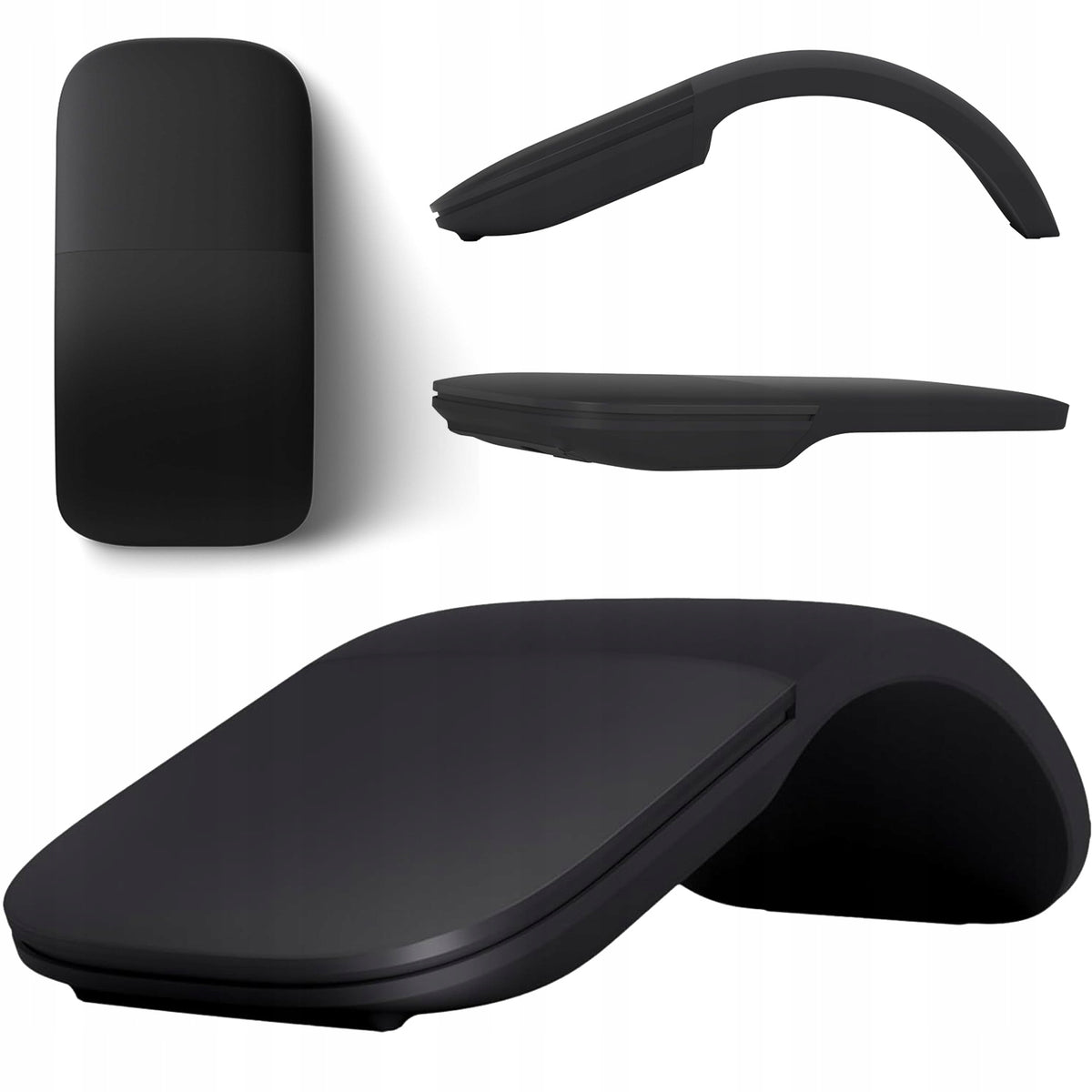 WIRELESS MOUSE ARTNICO ARC TOUCH FOLDABLE BLUETOOTH MOUSE BLACK