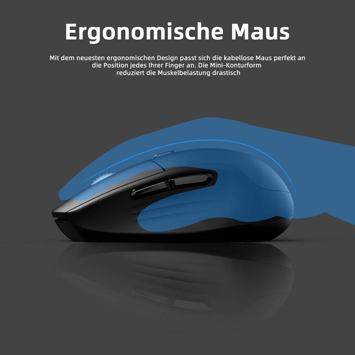 WIRELESS MOUSE COMPUTER MOUSE SMALL COMPACT 2,4GHz USB BLACK Manufacturer Amazon