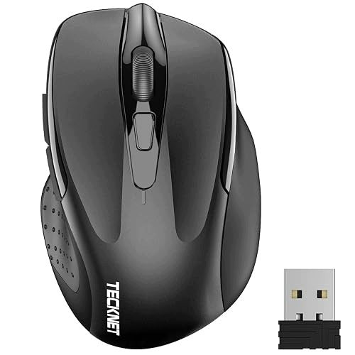 WIRELESS MOUSE ERGONOMIC 6 BUTTONS EMPLOYEE HOME GIFT Manufacturer no brand