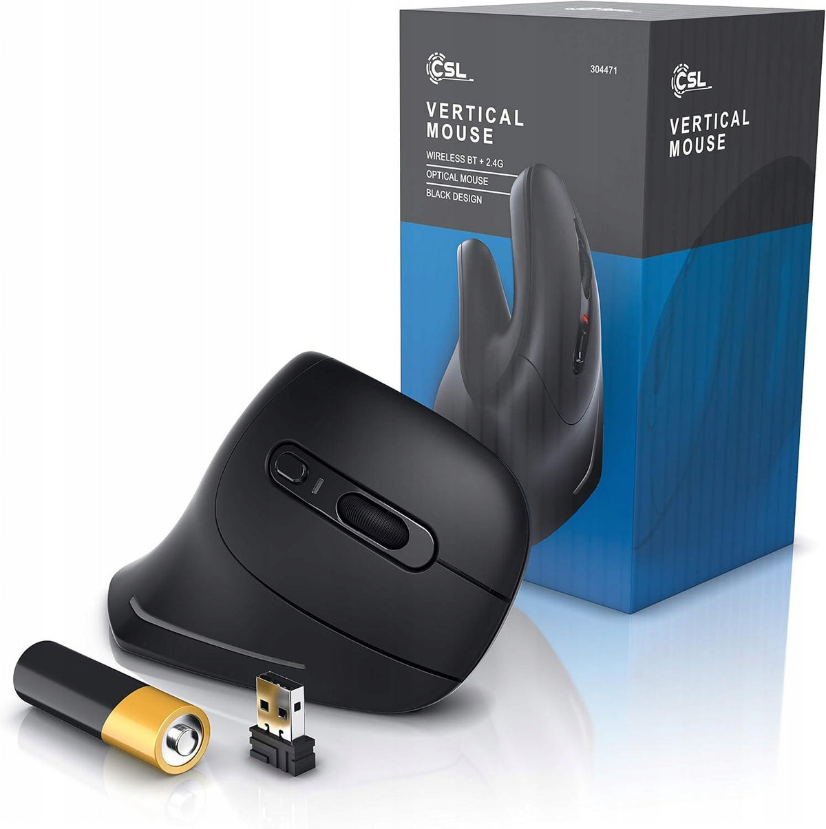 WIRELESS MOUSE ERGONOMIC VERTICAL MOUSE FOR PC