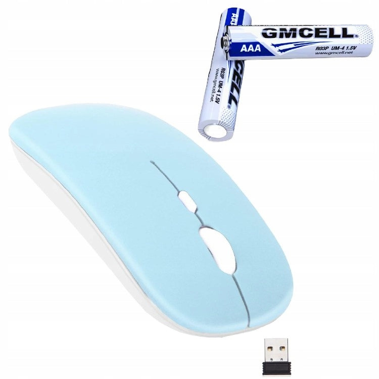 WIRELESS MOUSE LED BLUETOOTH FOR LAPTOP PC COMPUTER TV BLUE