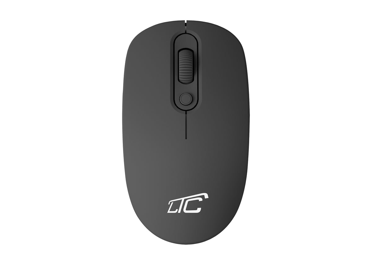 WIRELESS MOUSE LTC 2.4G 1600 DPI BLACK ERGONOMIC FOR LAPTOP PC Packaging status original