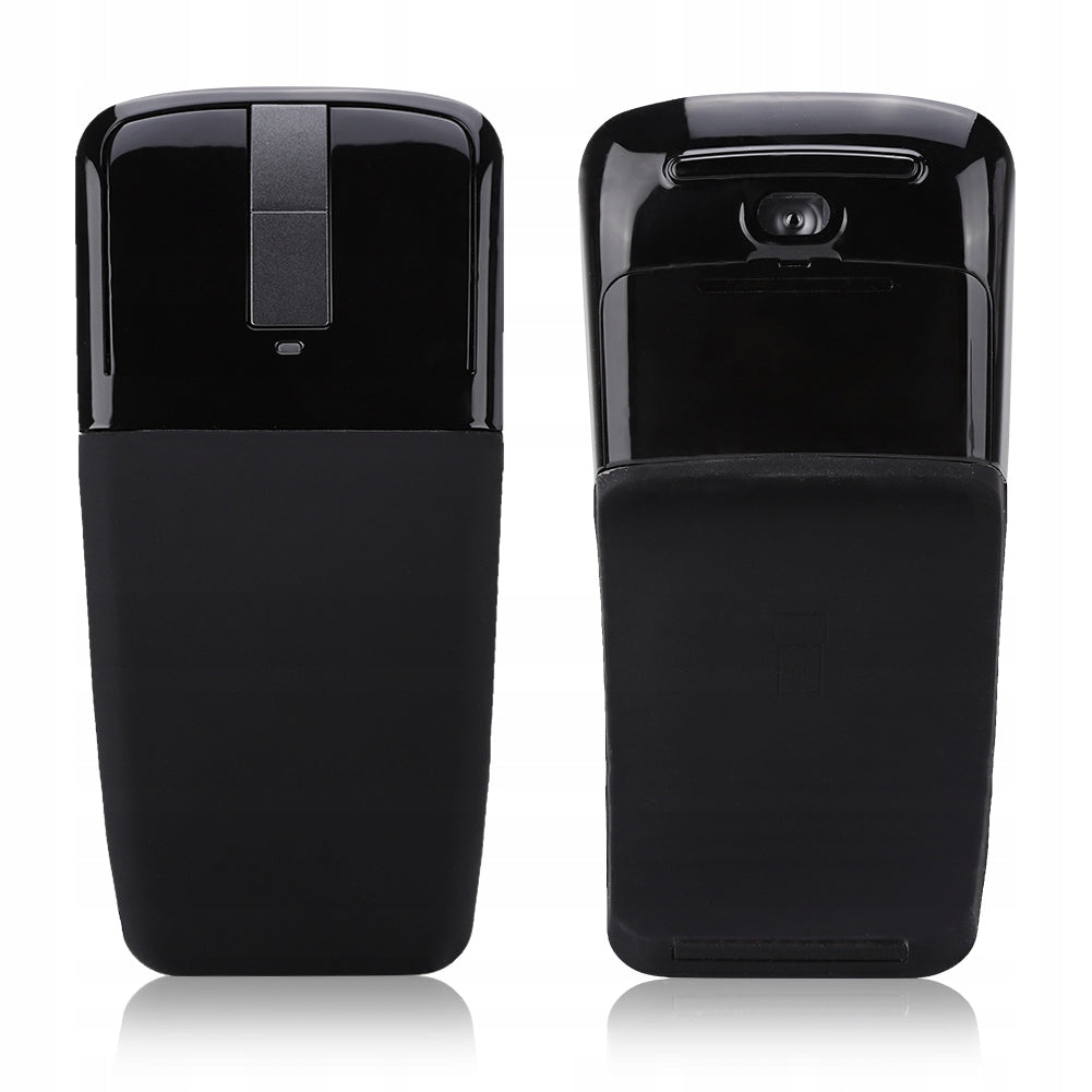 WIRELESS MOUSE PORTABLE FOLDABLE USB 1600DBI BLACK Packaging status original