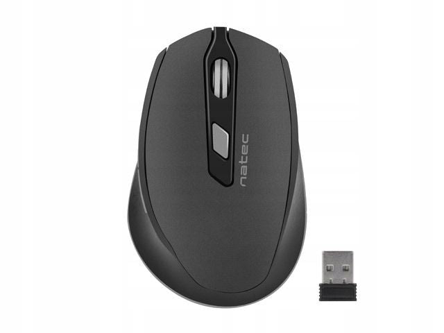 WIRELESS MOUSE QUIET OFFICE MOUSE CLICKLESS FOR NIGHT RF NANO NATEC Packaging status original