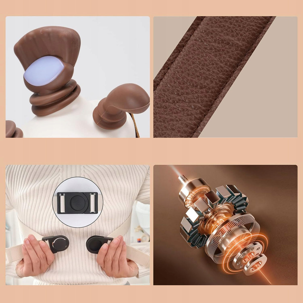 WIRELESS NECK MASSAGE DEVICE, NECK AND SHOULDER MASSAGER WITH HEAT Packaging status original
