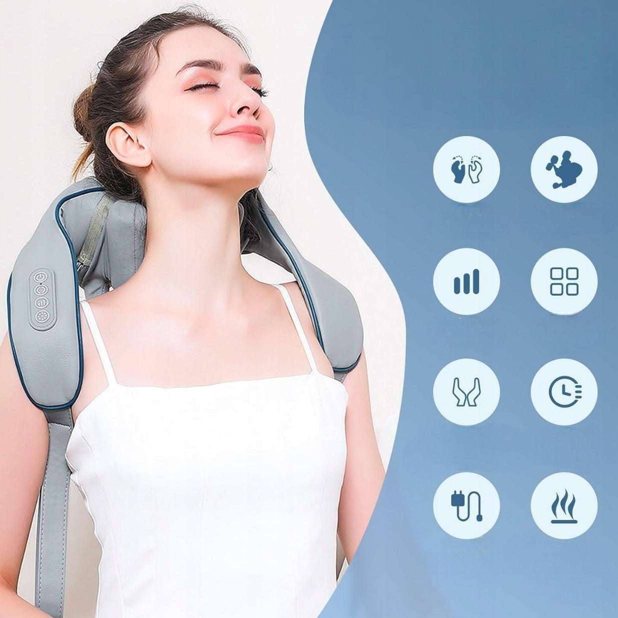 WIRELESS NECK MASSAGER BACK BODY FOR BATTERY PRO + Packaging status original