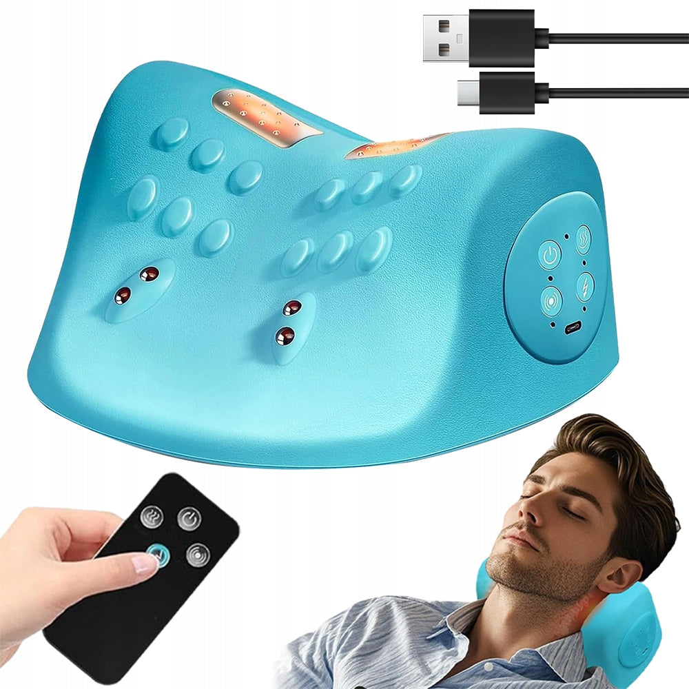 WIRELESS NECK MASSAGER WITH HEATING 3 MASSAGE MODES FOR STRESS AND PAIN