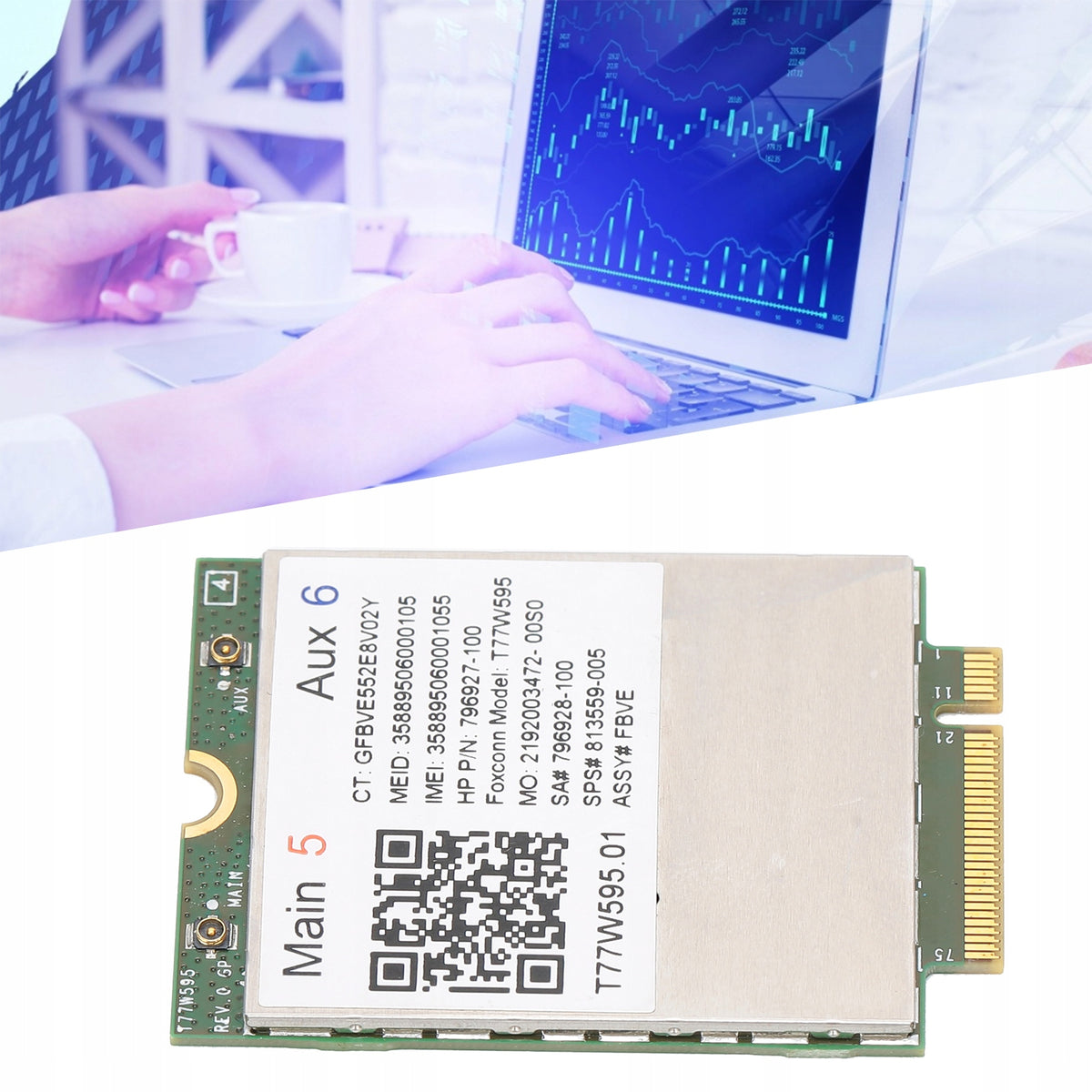 WIRELESS NETWORK ADAPTER FOR X5 4G LTE WWAN M.2 MODULE Packaging status original