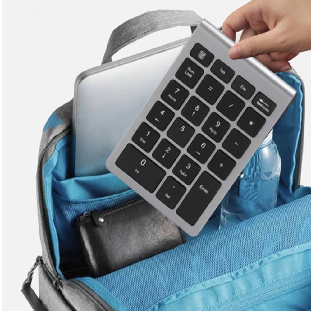 WIRELESS NUMERIC KEYPAD DIGITAL USB LAPTOP PC GREY Packaging status original