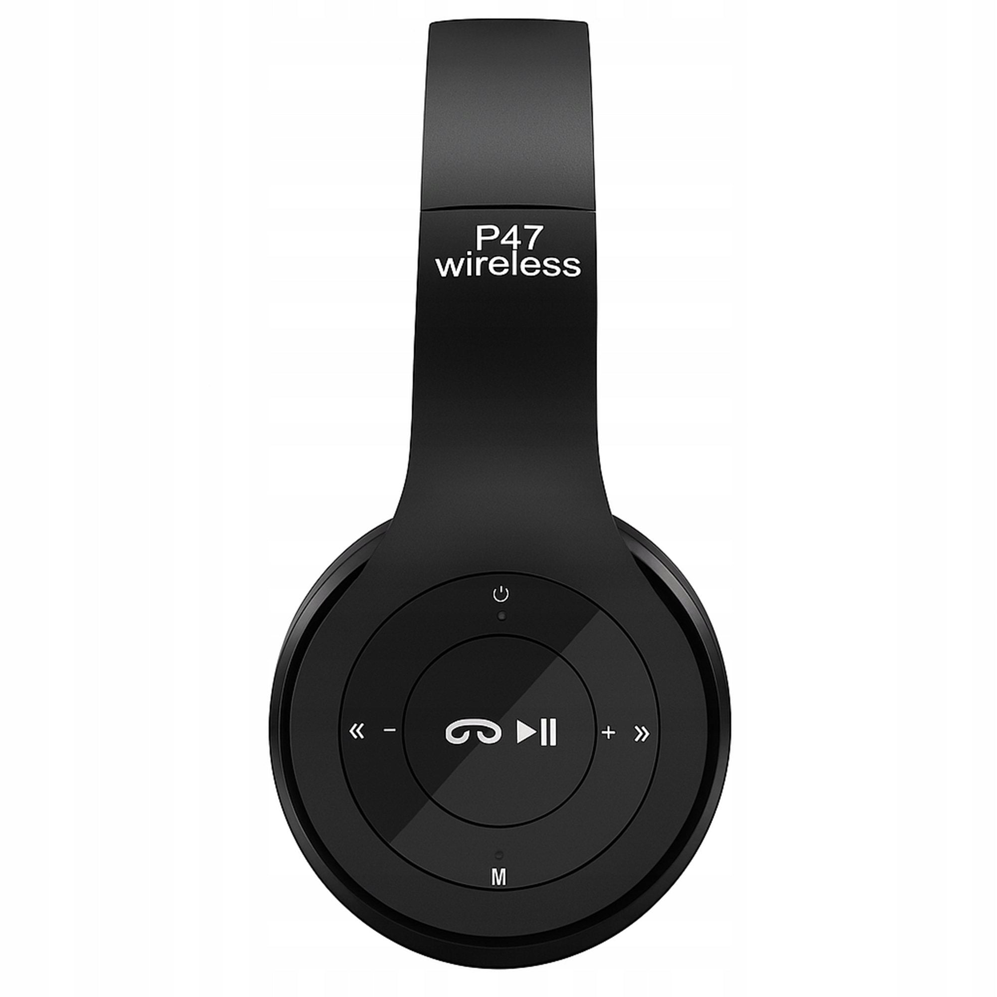 WIRELESS ON-EAR HEADPHONES BLUETOOTH P47 MP3 SPORTS GAMING FOLDING Model other