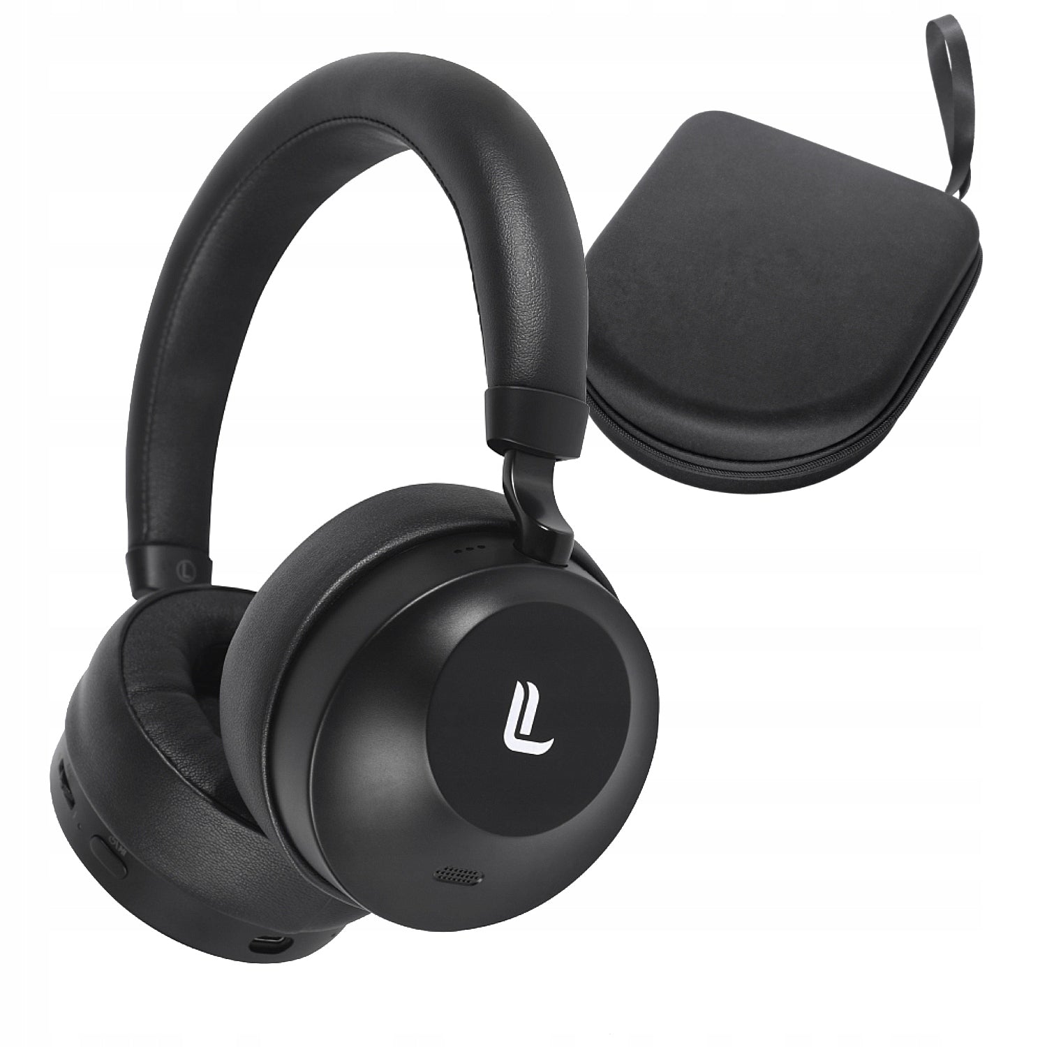 WIRELESS ON-EAR HEADPHONES Bluetooth Microphone Laudberg H1B ANC Case Manufacturer code Słuchawki nauszne Bluetooth Laudberg H1B
