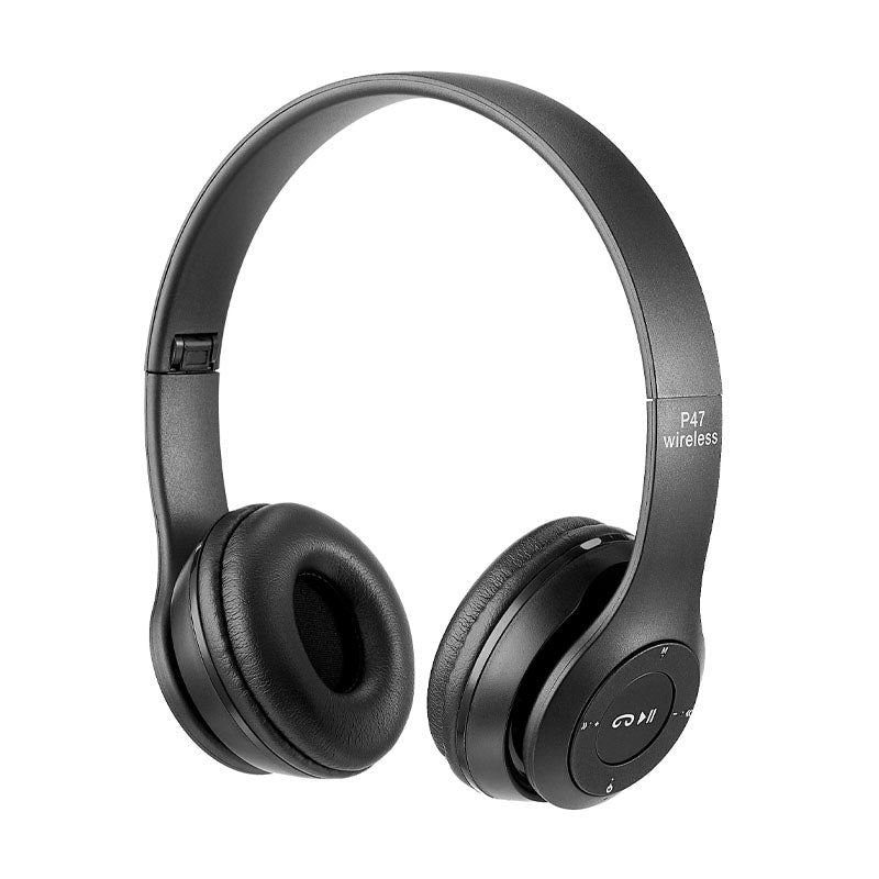 WIRELESS ON-EAR HEADPHONES P47 BLUETOOTH MICROPHONE RANGE LARGE MP3 Packaging status original