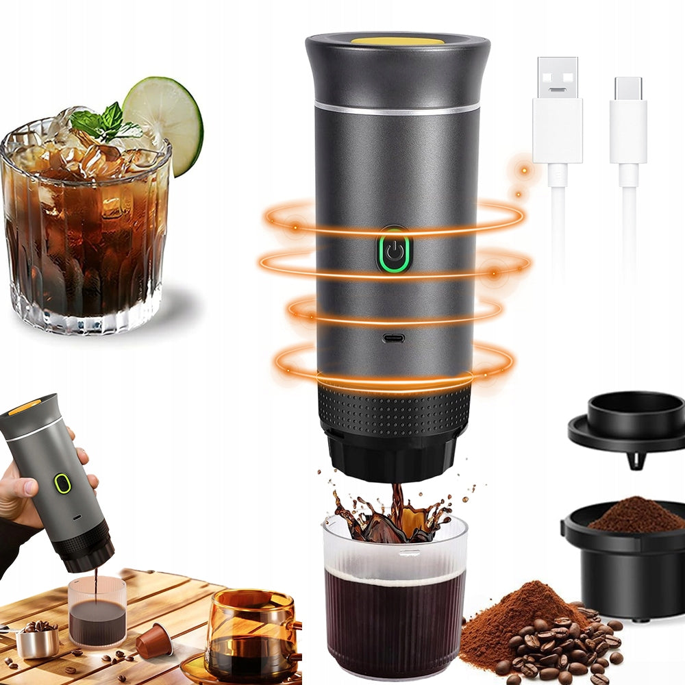 WIRELESS PORTABLE COFFEE MAKER WITH FAST HEATING FUNCTION