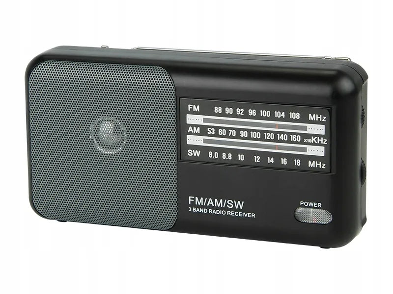 WIRELESS PORTABLE RADIO FOR ANALOGUE FM BATTERIES WITH TELESCOPIC ANTENNA Brand Blow