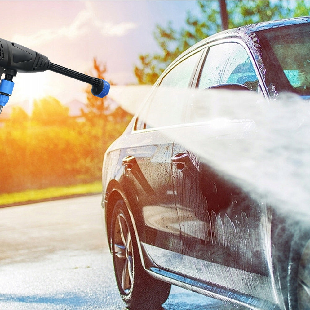 WIRELESS PRESSURE WASHER 5M HOSE FILTER NOZZLE 6IN1 FOAM CONTAINER 350ML Operating pressure 7 bar