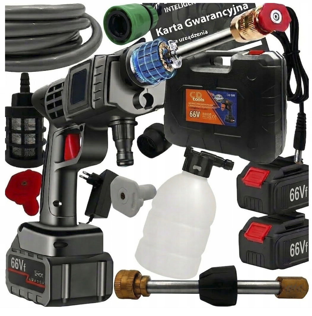 WIRELESS PRESSURE WASHER FOR GARDEN, WINDOWS, POWER CUBES