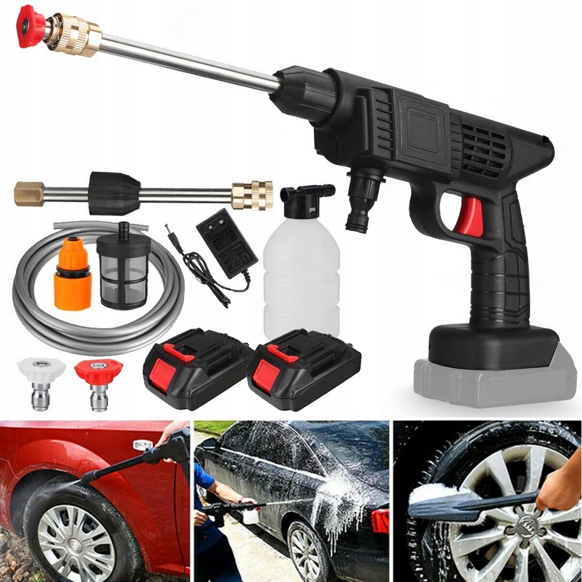 WIRELESS PRESSURE WASHER MANUAL PRESSURE WASHER FOR CLEANING Manufacturer code BEZPRZEWODOWA MYJKA CIŚNIENIOWA
