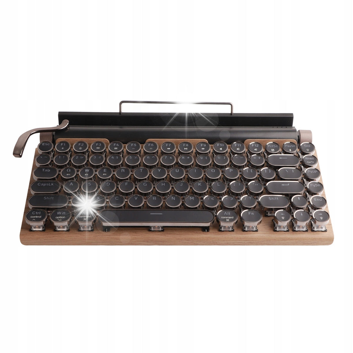 WIRELESS RETRO MECHANICAL KEYBOARD BLUETOOTH LED 2000MAH G3336