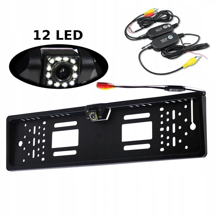 WIRELESS REVERSING CAMERA 12 LED IN WIFI FRAME
