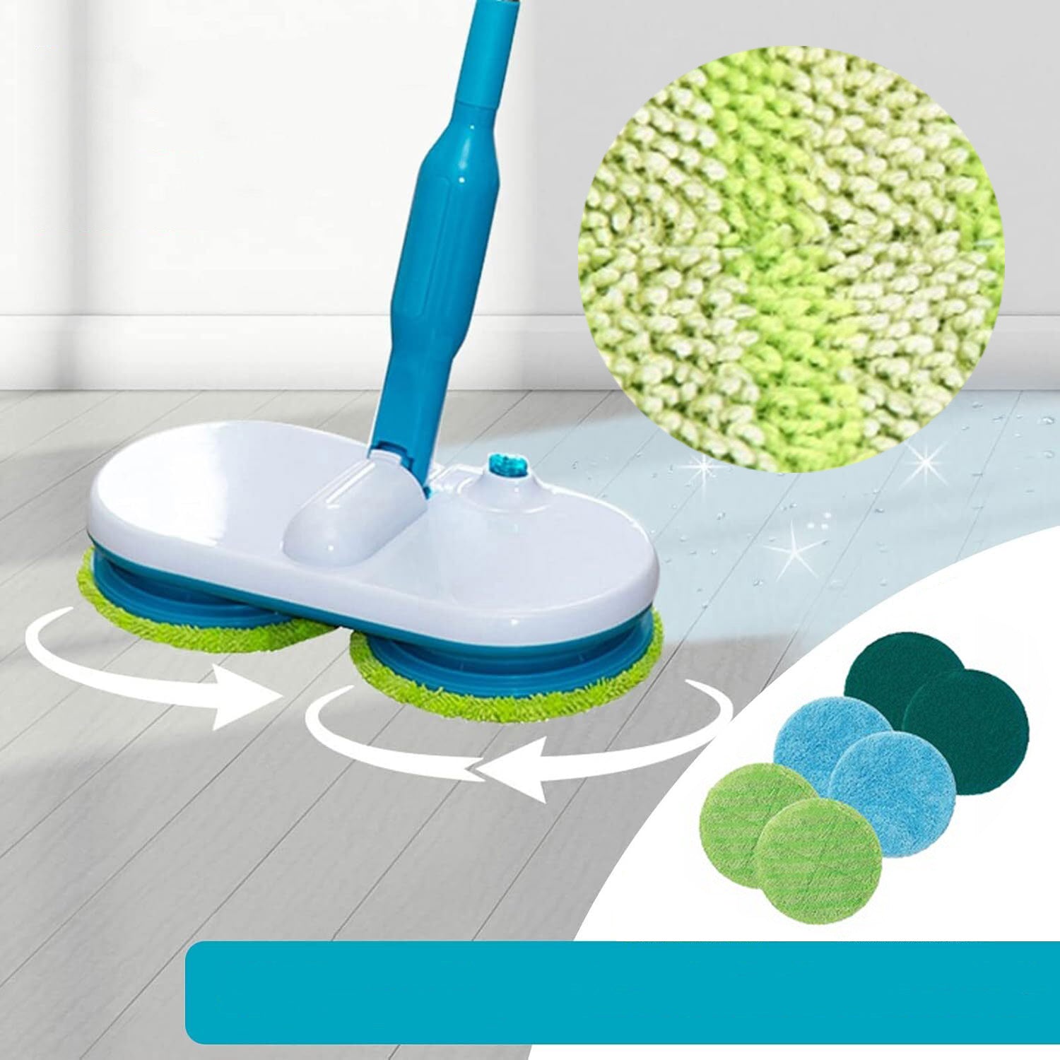 WIRELESS ROTARY ELECTRIC MOP, FLOOR CLEANING SCRUB MACHINE Packaging status original