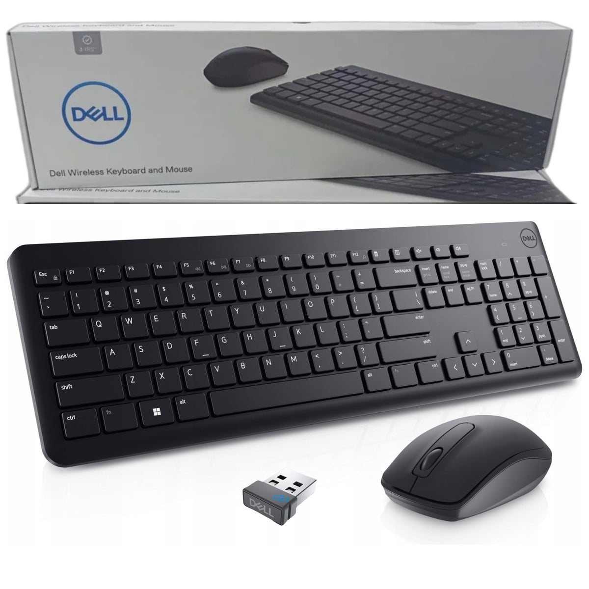 WIRELESS SET DELL MOUSE + KEYBOARD