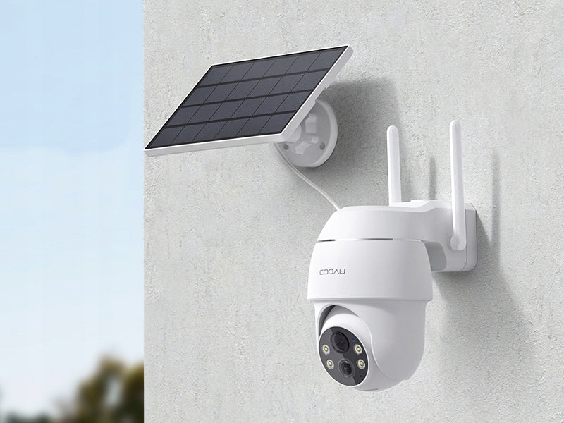 WIRELESS SOLAR OUTDOOR CAMERA WIFI IP 2K ZOOM MONITORING Packaging status original