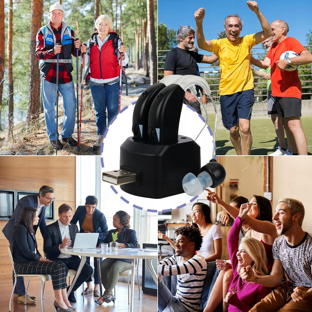 WIRELESS SOUND DEVICE, DIGITAL SPEAKER FOR SENIORS, BLACK Packaging status original