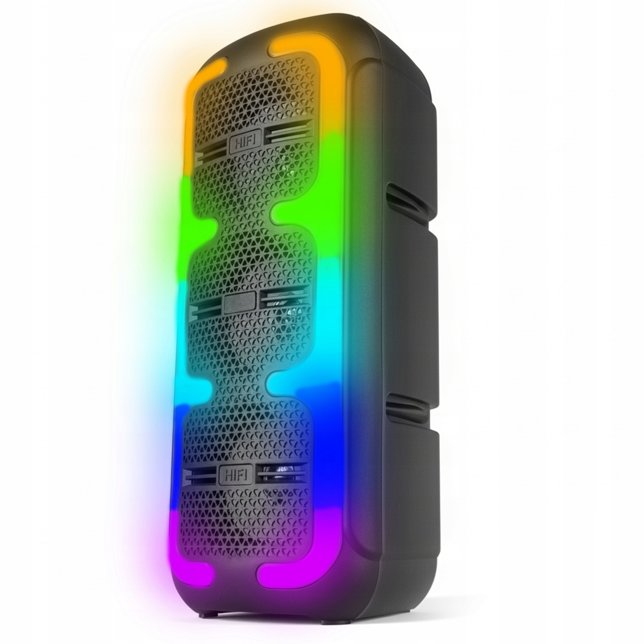 WIRELESS SPEAKER 1200W BLUETOOTH PORTABLE RADIO FM USB SD MOBILE LED Packaging status original