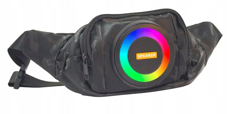 WIRELESS SPEAKER BLUTOOTH KIDNEY SACHET SHOULDER BAG WITH POWERBANK Packaging status original
