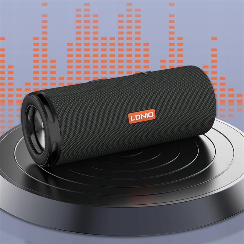 WIRELESS SPEAKER LDNIO BTS13 STRONG BLUETOOTH RADIO BASS AMBIENT LIGHT Batteries included no