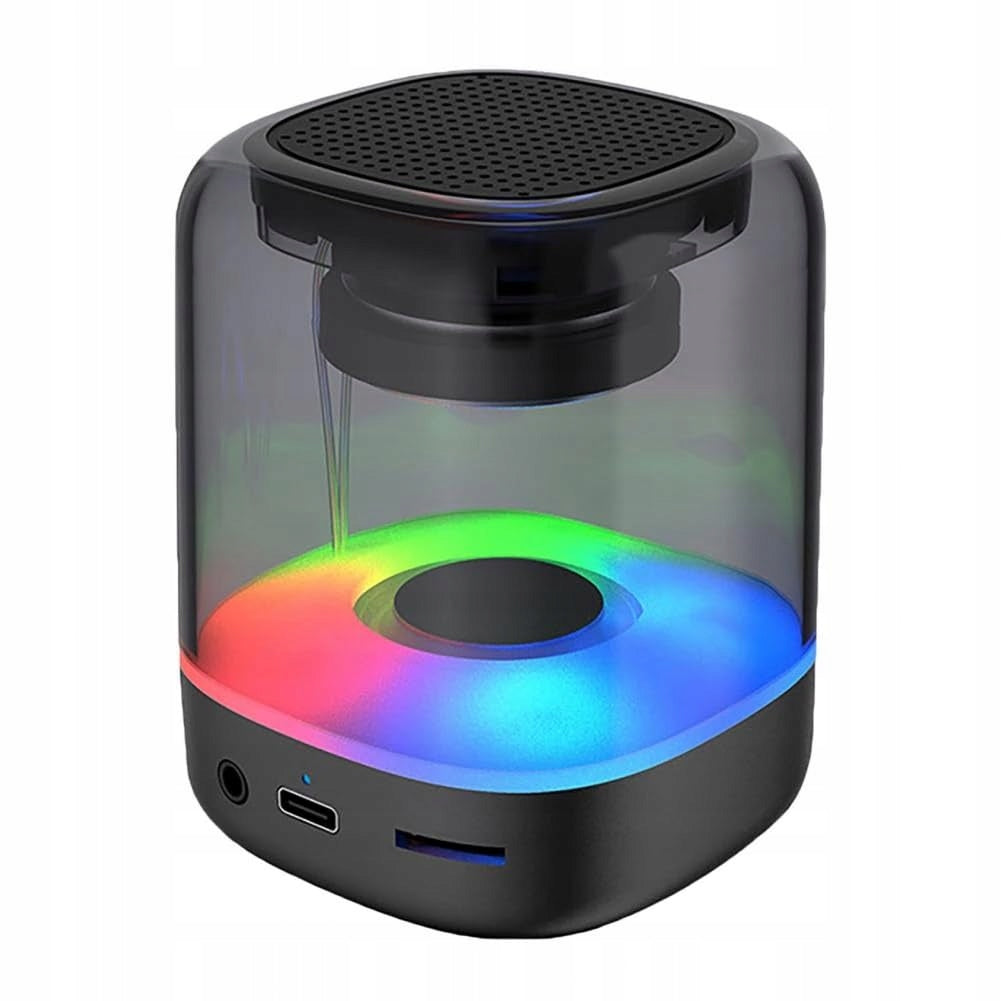 WIRELESS SPEAKER MINI PORTABLE BLUETOOTH USB GLOWING UNDER MUSIC