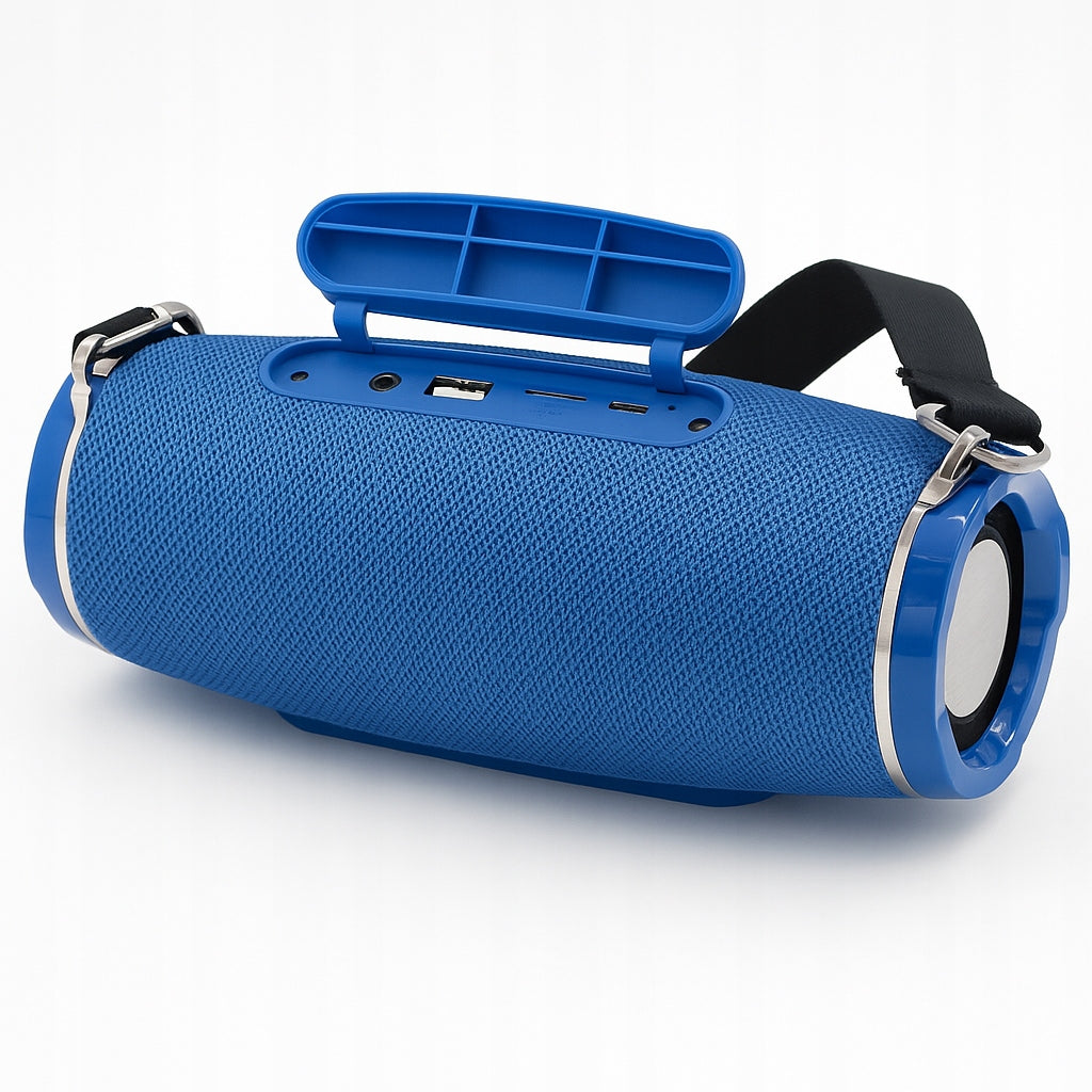 WIRELESS SPEAKER T&G TG534 BASS RADIO BLUETOOTH MICROPHONE NAVY BLUE