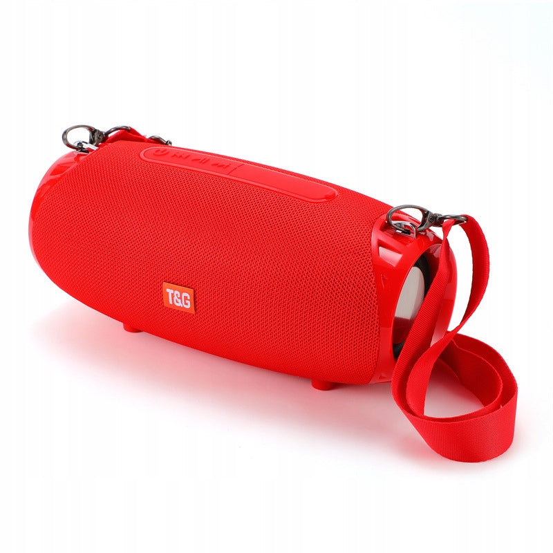 WIRELESS SPEAKER T&G TG534 BASS RADIO BLUETOOTH MICROPHONE RED