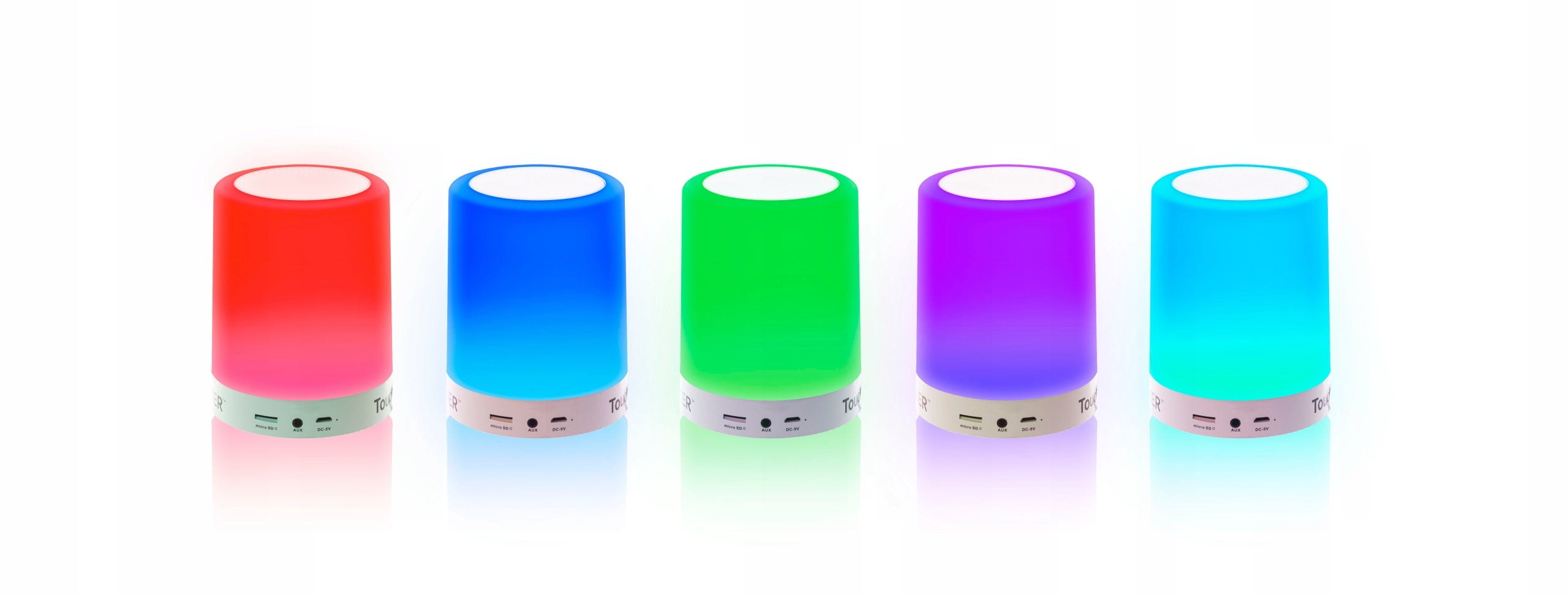 WIRELESS SPEAKER changes colors Touch Hykker