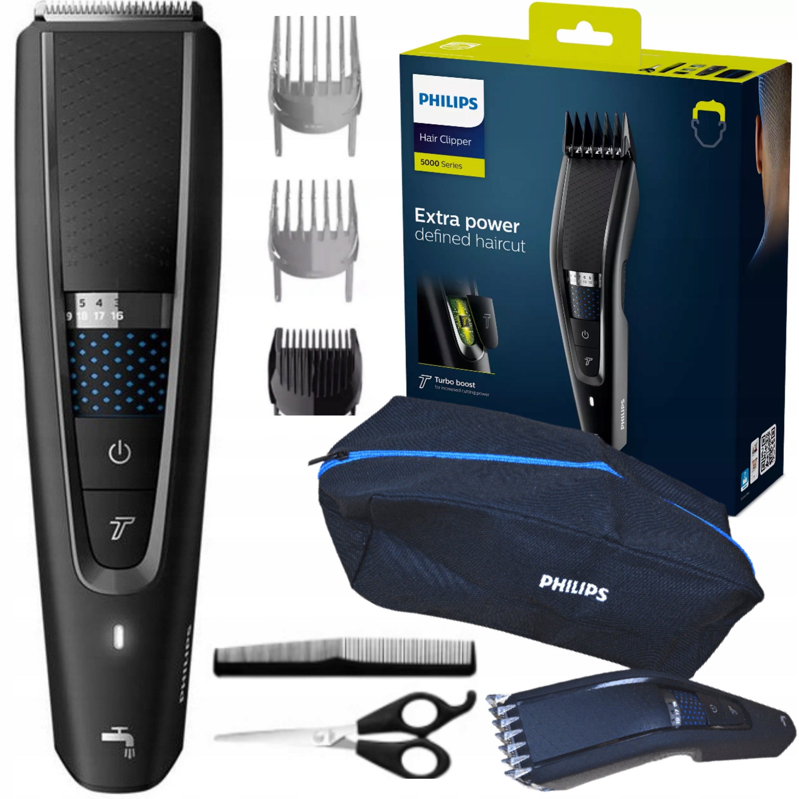 WIRELESS Shaving Machine Philips + SHAVER CASE CLIPPER SET