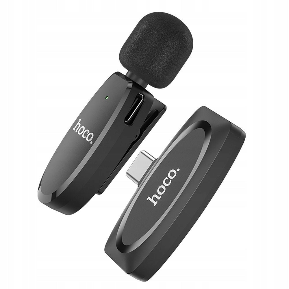 WIRELESS TIE MICROPHONE FOR USB-C IPHONE 15 16 ANDROID USBC ANC Brand Hoco