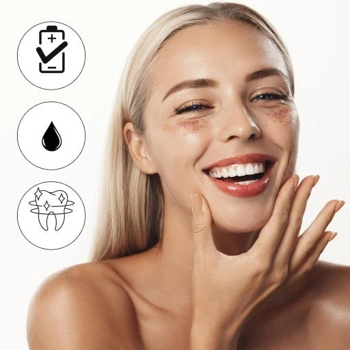 WIRELESS TOOTH IRRIGATOR 4 Modes 360° Rotary 300ML IPX7 Black Medical device no