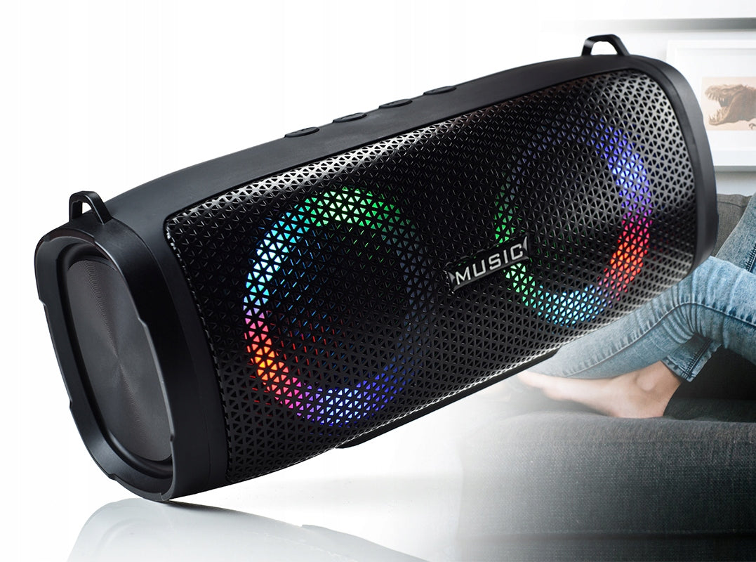 WIRELESS USB AUX RGB SPEAKER WITH RADIO+STRAP Brand Webski