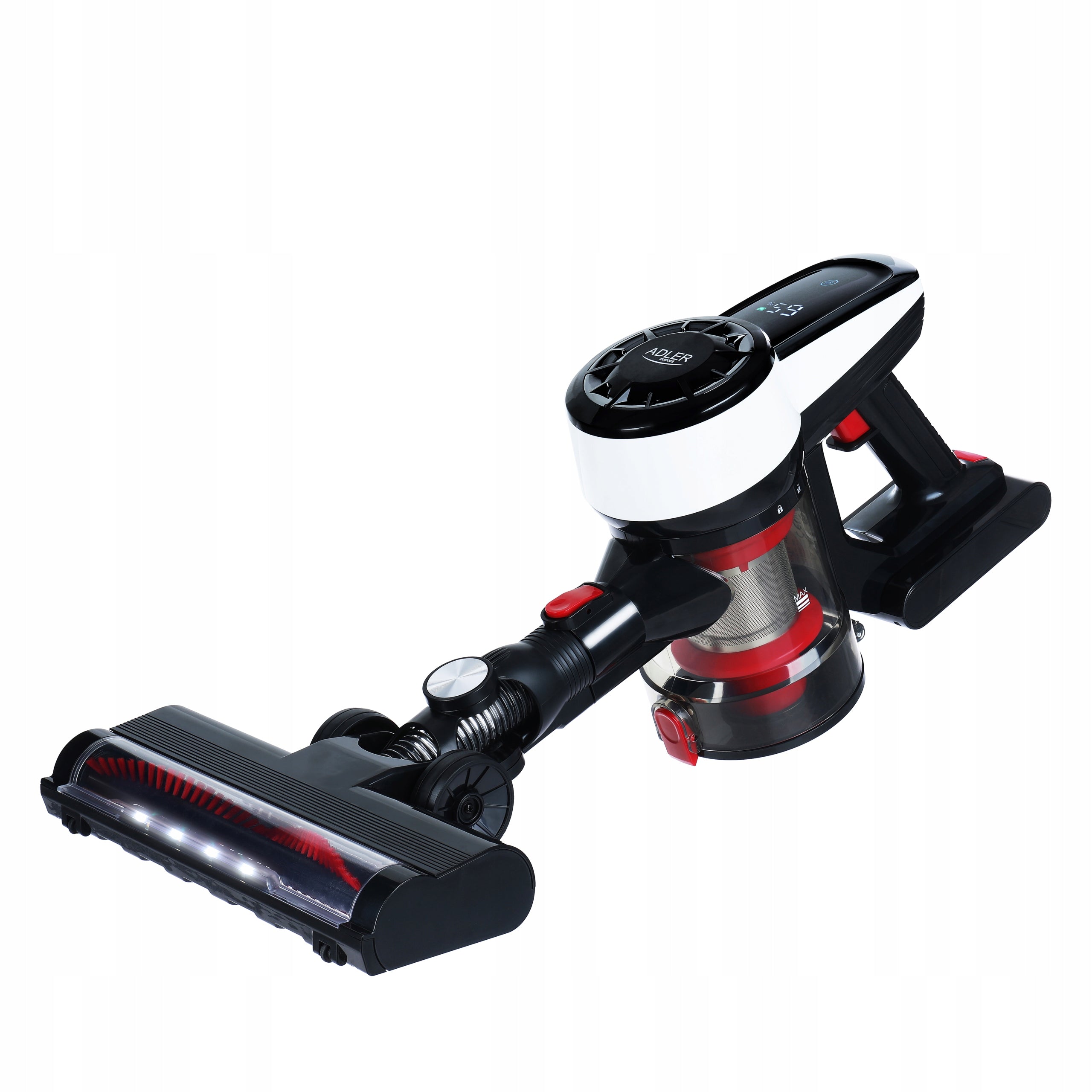 WIRELESS VACUUM CLEANER VERTICAL CYCLONE POWERFUL Adler AD7048 Dominant color black