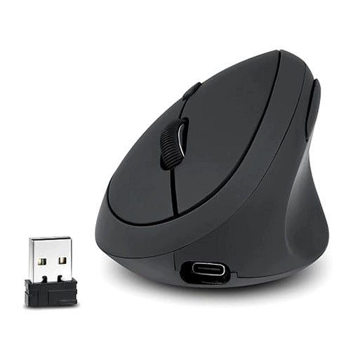 WIRELESS VERTICAL MOUSE FOR LEFT-HANDED ERGONOMIC 2.4GHZ for home