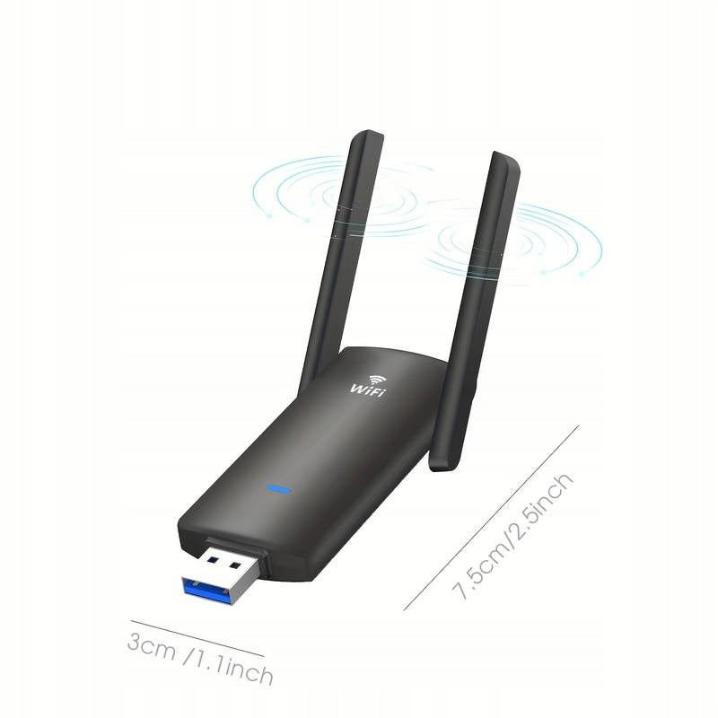 WIRELESS WIFI ADAPTER JOOWIN JW-924AC USB 3.0 Manufacturer code 0001