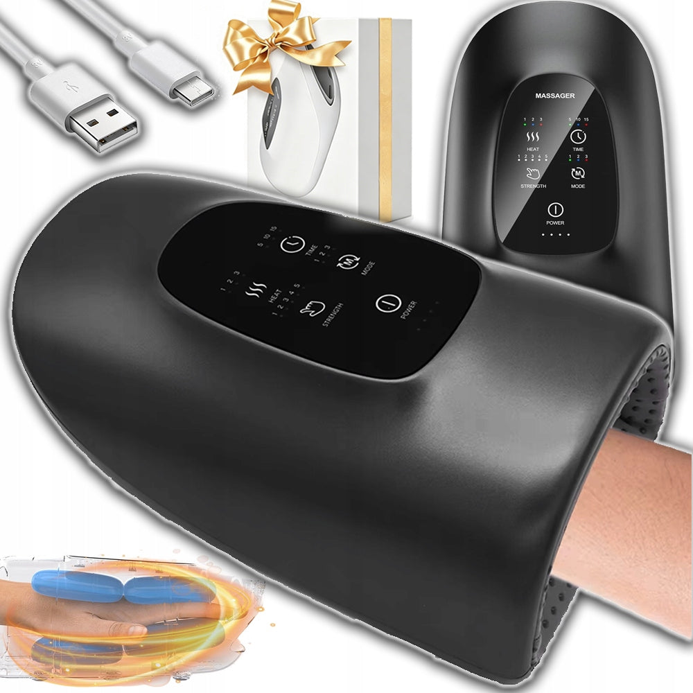 WIRELESS WRIST HAND MASSAGER RECHARGEABLE USB TIMER