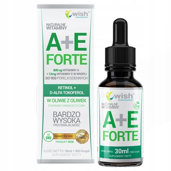 WISH NATURAL VITAMIN A+E FORTE SKIN HAIR 30ml