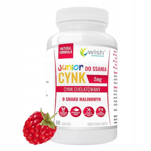 WISH SUCTION ZINC FOR CHILDREN RESISTANCE 5mg 60t