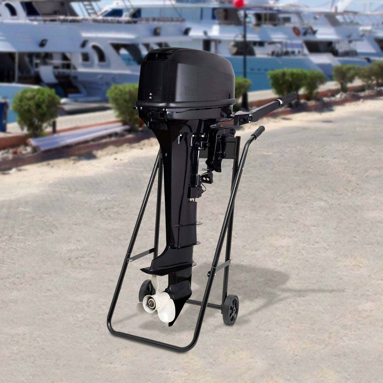 WITHIN 30 HORSEPOWER OUTBOARD BOAT MOTOR CART, MULTI PURPOSED ENGINE STAND Material other