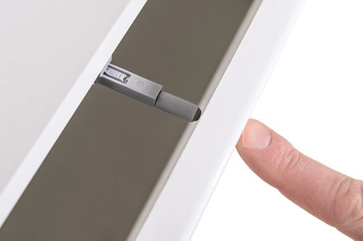 Schrank ASM Fly 50, weiß/schwarz 