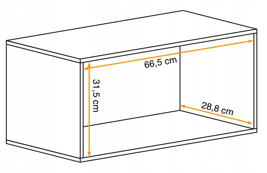 Schrank Blox 21, schwarz 