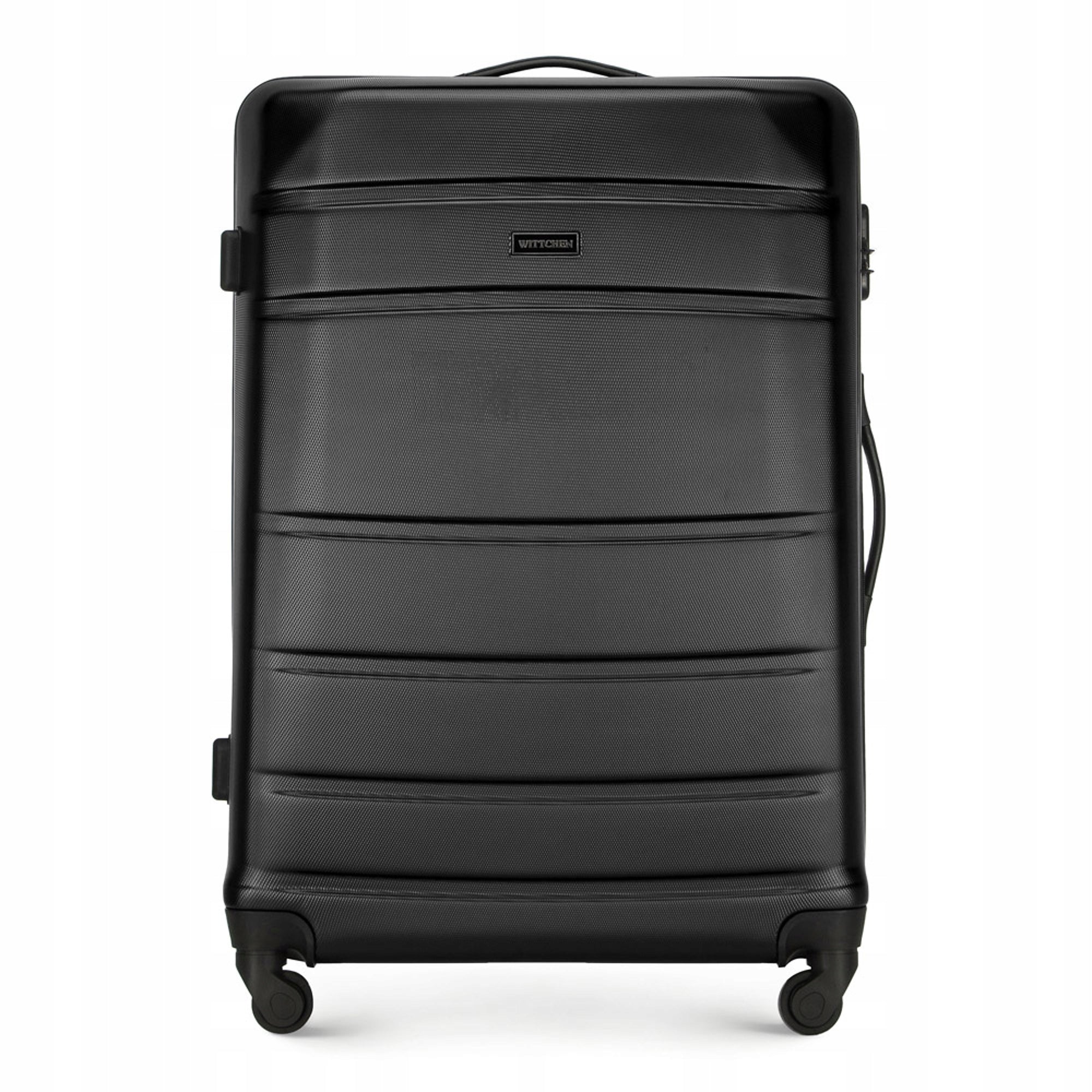 WITTCHEN Large suitcase made of ABS grooved