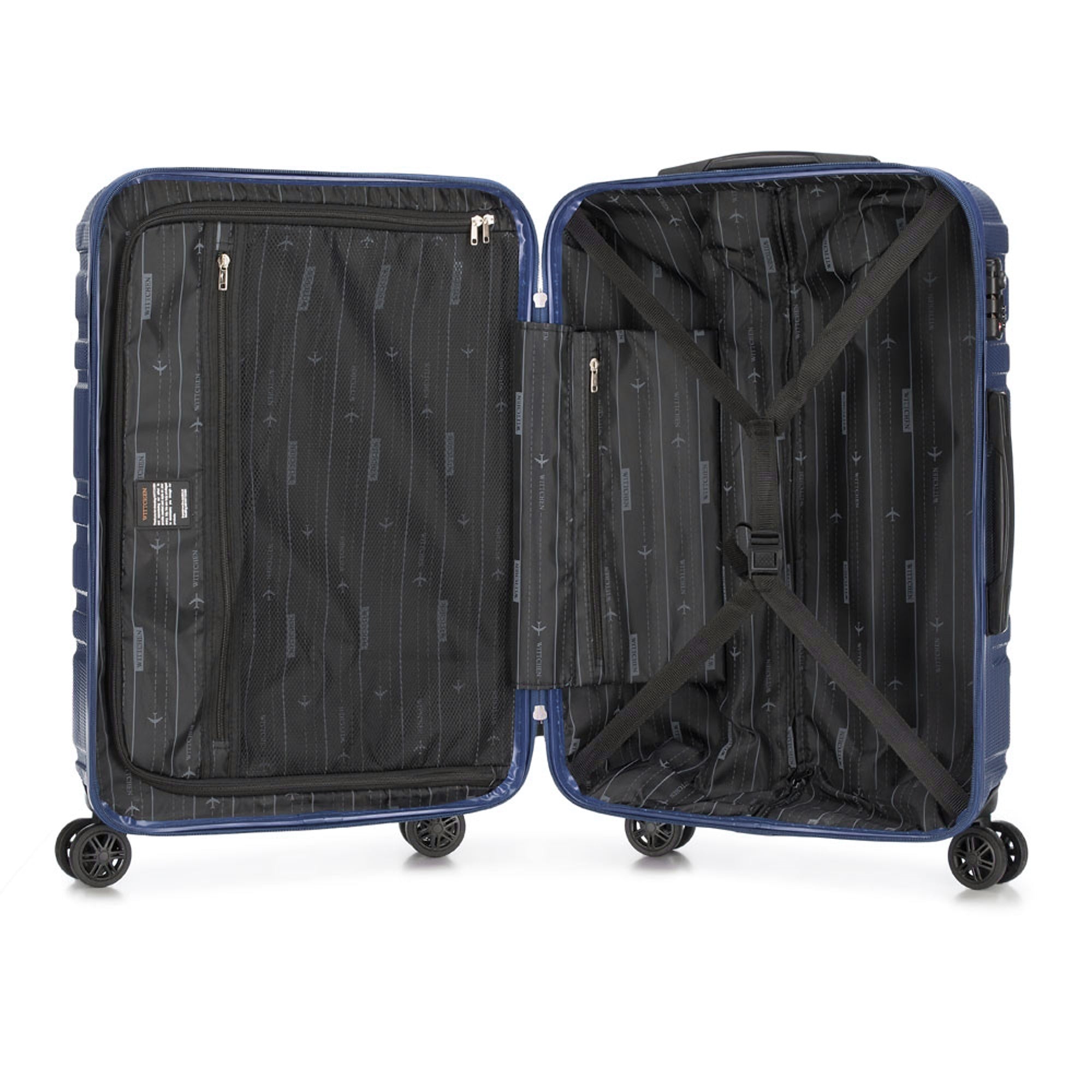 WITTCHEN Medium Polycarbonate Embossed Suitcase Width (longer edge) 44 cm