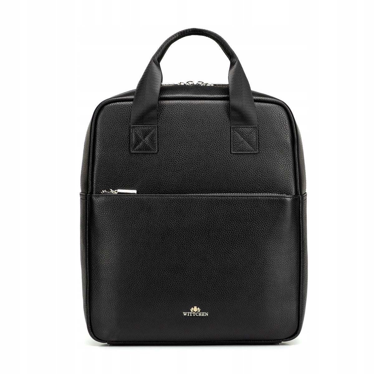 WITTCHEN elegant women's backpack in natural leather for laptop 15" black